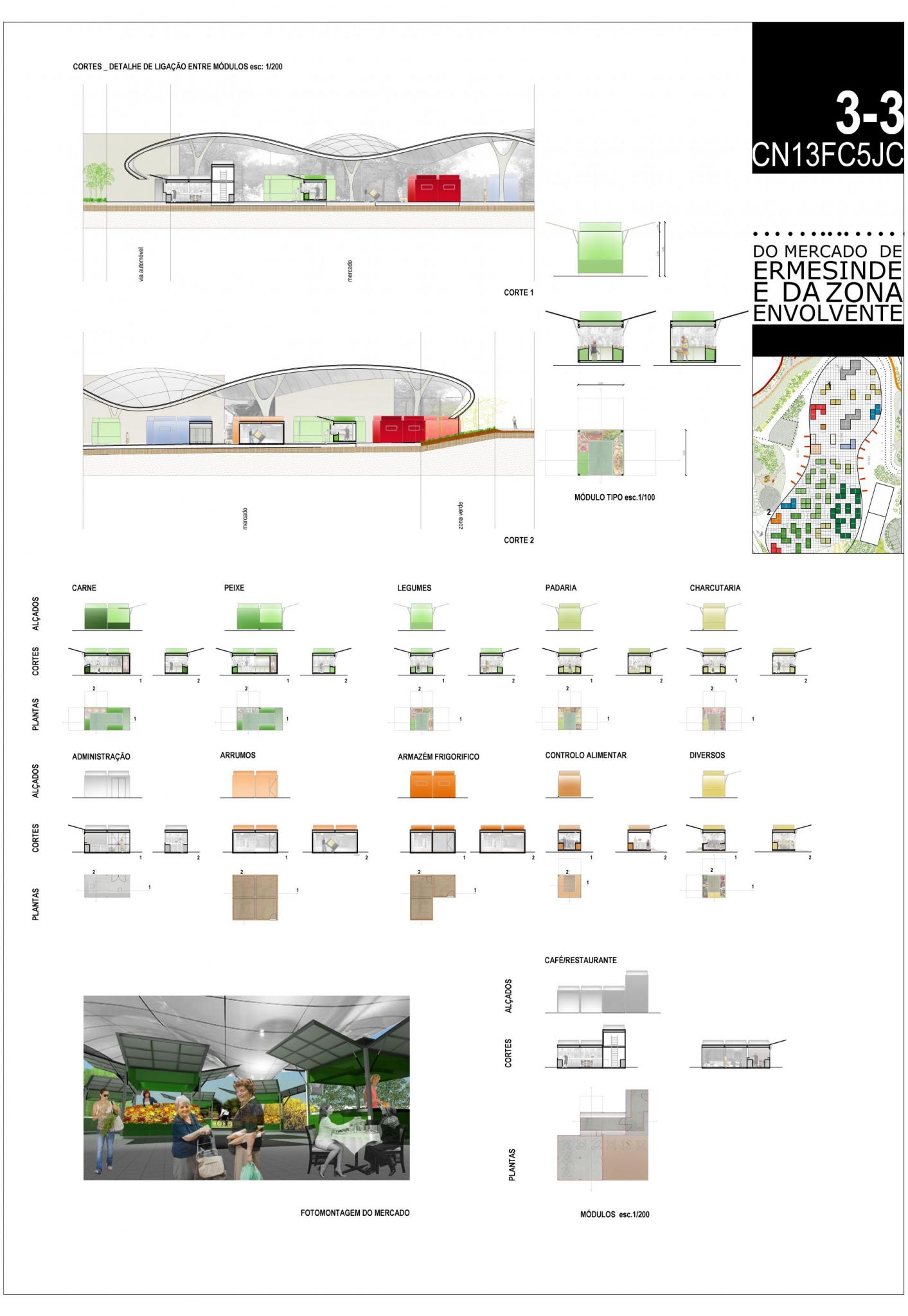 Concurso Mercado de Ermesinde — Espaço público integrado