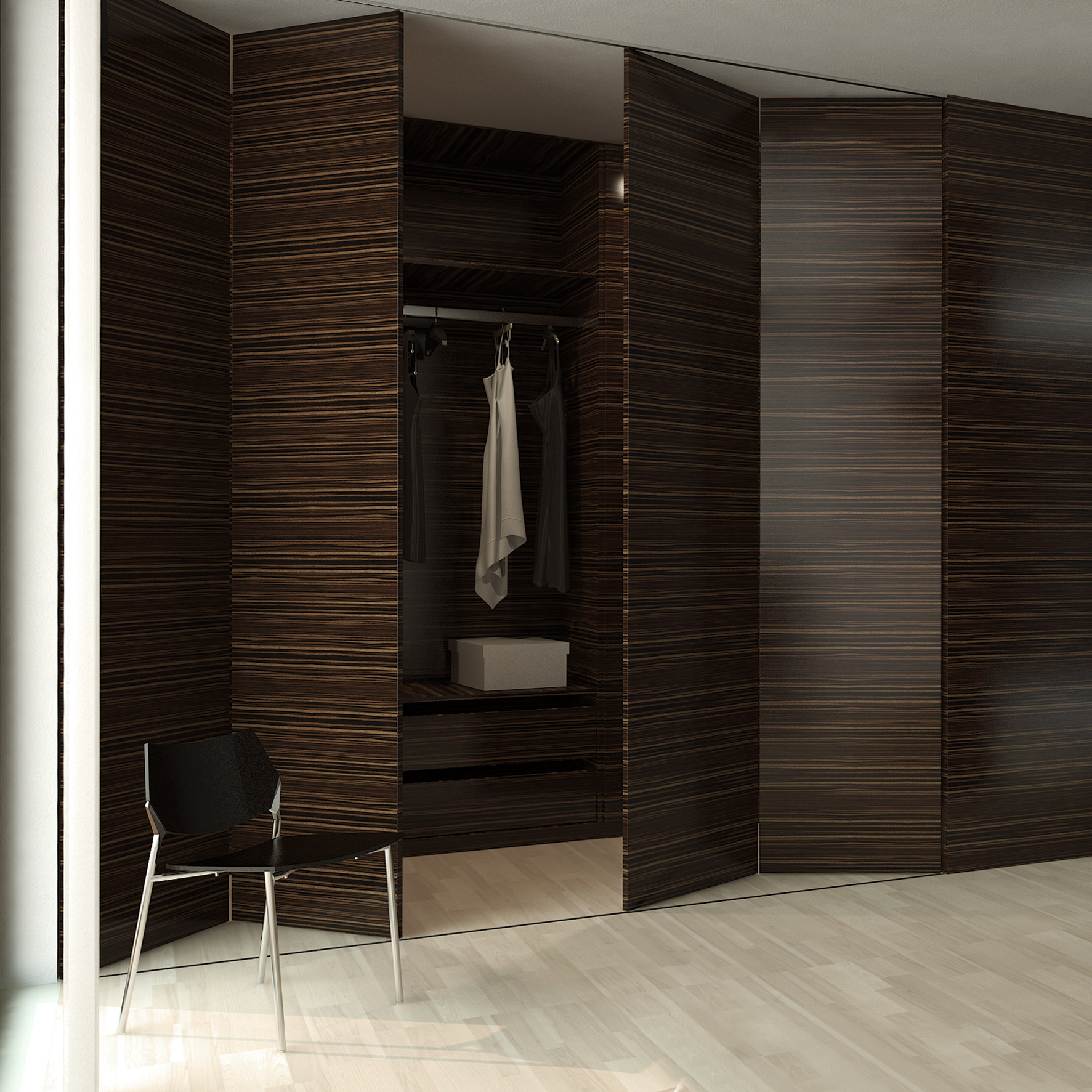 Casa Góis — Interior com materialidade nobre