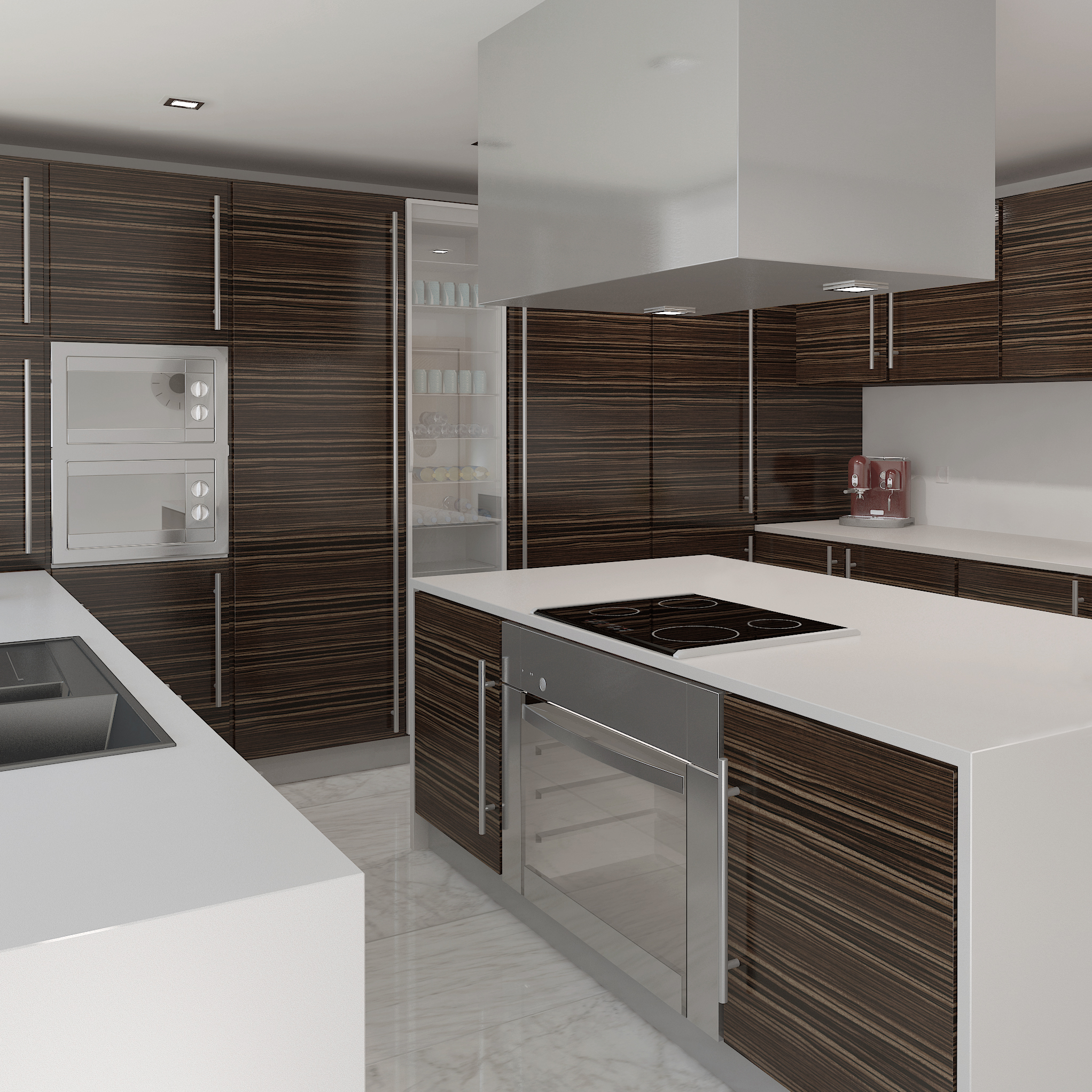 Casa Góis — Detalhe da volumetria e materiais