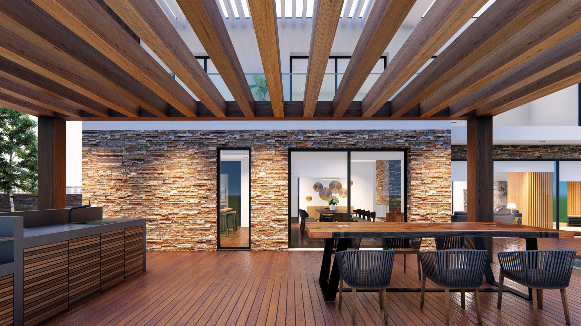 Casa Carnaxide — Vista exterior da moradia unifamiliar em Carnaxide